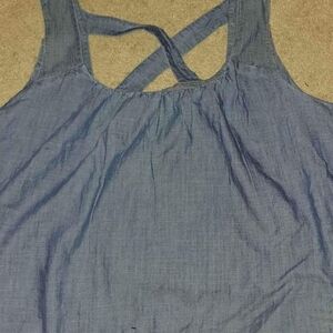 Nordstrom Plus size 4x denim tank nwt
